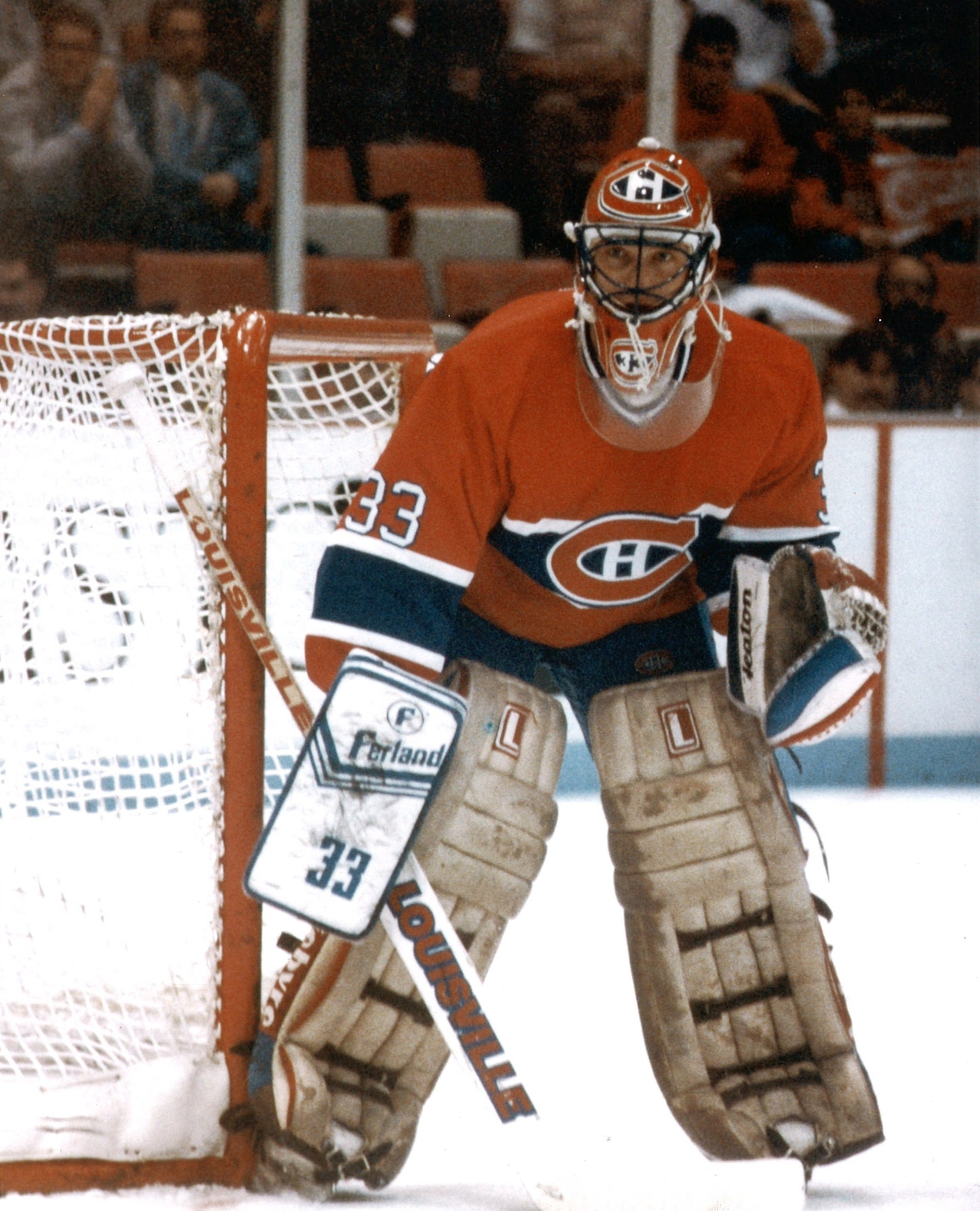 Patrick Roy photo 8x10 Canadiens de Montréal ( bâton LOUISVILLE )