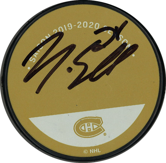 Marco Scandella rondelle autographiée de la Fondation des Canadiens pour l'Enfance