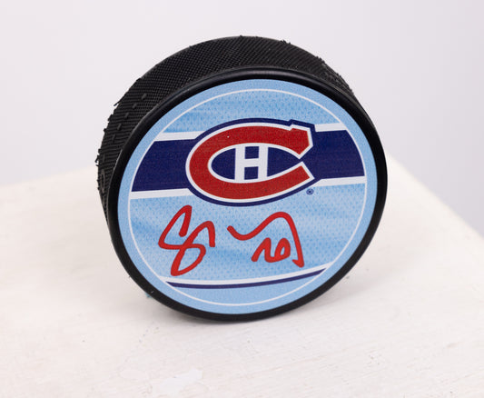 Juraj Slafkovsky rondelle Reverse Retro NHL autographiée Canadiens de Montréal