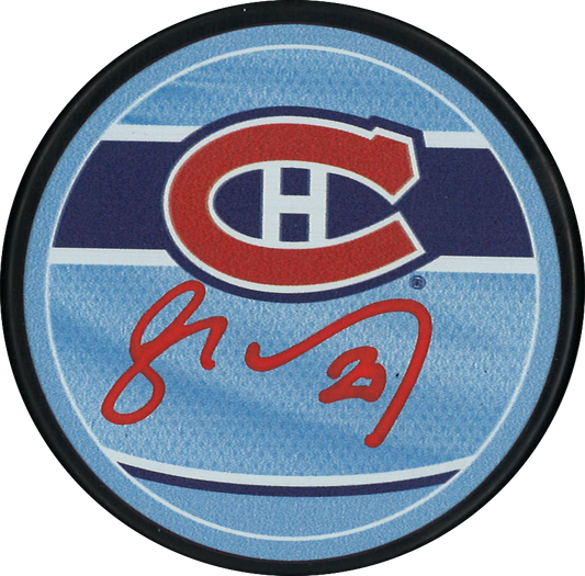 Juraj Slafkovsky rondelle Reverse Retro NHL autographiée Canadiens de Montréal