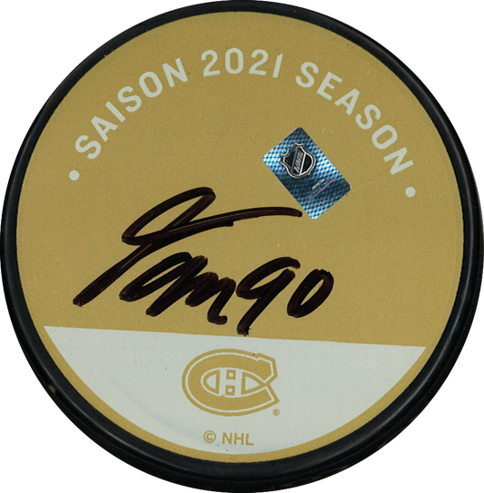 Tomas Tatar rondelle autographiée de la Fondation des Canadiens pour l'Enfance