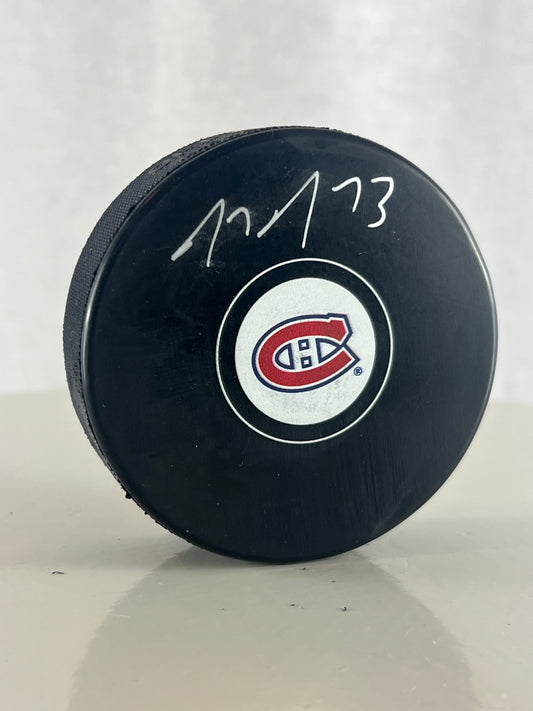 Tylor Toffoli rondelle NHL autographiée des Canadiens de Montréal