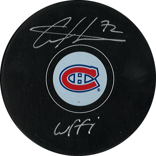 Arber Xhekaj rondelle autographiée (3) Canadiens de Montréal avec inscription
